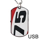 Car Auto Speed Vehicle Automobile Dog Tag USB Flash (Two Sides) Front