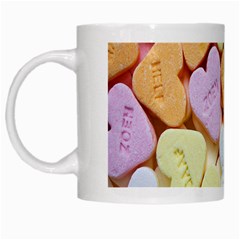 Candy Pattern White Mugs by Nexatart