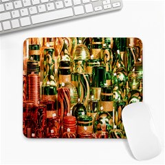 Candles Christmas Market Colors Large Mousepads by Nexatart