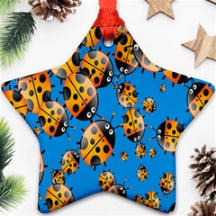 Cartoon Ladybug Ornament (Star)