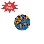 Cartoon Ladybug 1  Mini Buttons (10 pack)  Front