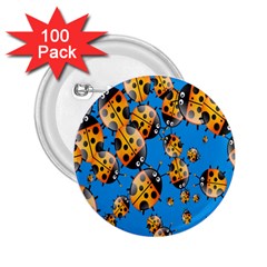 Cartoon Ladybug 2.25  Buttons (100 pack) 