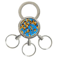 Cartoon Ladybug 3-Ring Key Chains