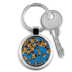 Cartoon Ladybug Key Chains (Round) 