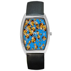 Cartoon Ladybug Barrel Style Metal Watch