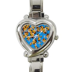 Cartoon Ladybug Heart Italian Charm Watch