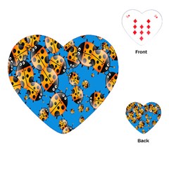 Cartoon Ladybug Playing Cards (Heart) 