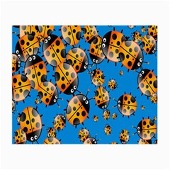 Cartoon Ladybug Small Glasses Cloth (2-Side)