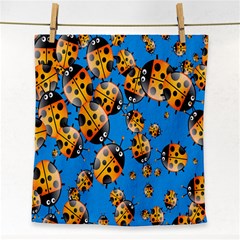 Cartoon Ladybug Face Towel