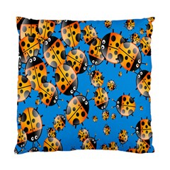 Cartoon Ladybug Standard Cushion Case (Two Sides)