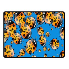 Cartoon Ladybug Fleece Blanket (Small)