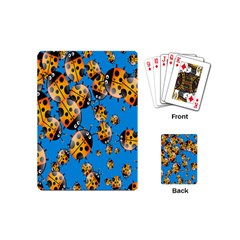 Cartoon Ladybug Playing Cards (mini)  by Nexatart