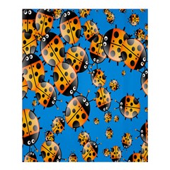 Cartoon Ladybug Shower Curtain 60  x 72  (Medium) 