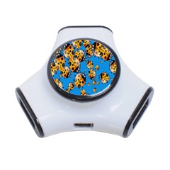 Cartoon Ladybug 3-Port USB Hub