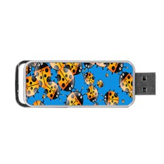 Cartoon Ladybug Portable USB Flash (One Side)