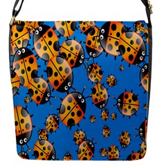 Cartoon Ladybug Flap Messenger Bag (S)