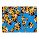 Cartoon Ladybug Double Sided Flano Blanket (Mini)  35 x27  Blanket Front