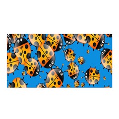 Cartoon Ladybug Satin Wrap