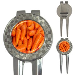 Carrots Vegetables Market 3-in-1 Golf Divots by Nexatart