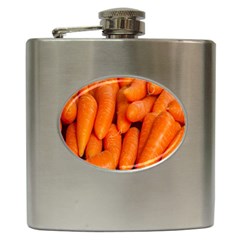 Carrots Vegetables Market Hip Flask (6 Oz) by Nexatart