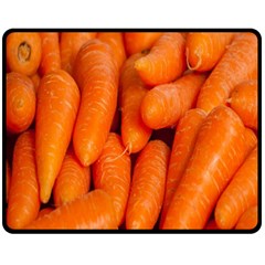 Carrots Vegetables Market Fleece Blanket (medium)  by Nexatart