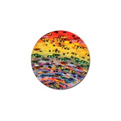 Car Painting Modern Art Golf Ball Marker (10 Pack) by Nexatart