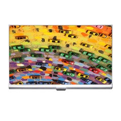 Car Painting Modern Art Business Card Holders by Nexatart