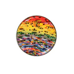 Car Painting Modern Art Hat Clip Ball Marker (10 Pack) by Nexatart