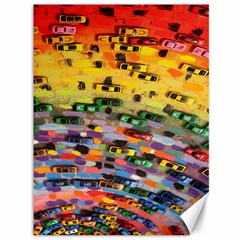 Car Painting Modern Art Canvas 36  X 48   by Nexatart