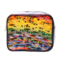 Car Painting Modern Art Mini Toiletries Bags by Nexatart