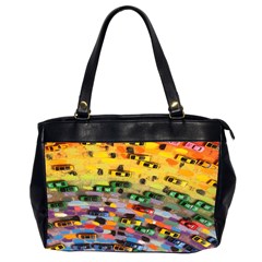 Car Painting Modern Art Office Handbags (2 Sides)  by Nexatart