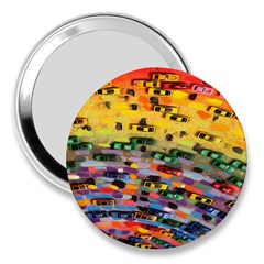 Car Painting Modern Art 3  Handbag Mirrors by Nexatart