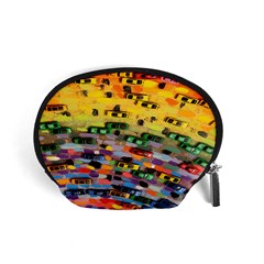 Car Painting Modern Art Accessory Pouches (small)  by Nexatart