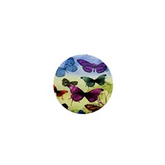 Butterfly Painting Art Graphic 1  Mini Buttons by Nexatart