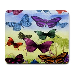 Butterfly Painting Art Graphic Large Mousepads by Nexatart