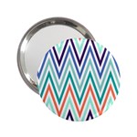 Chevrons Colourful Background 2.25  Handbag Mirrors Front