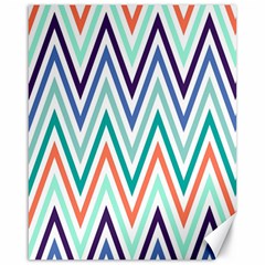 Chevrons Colourful Background Canvas 16  X 20   by Nexatart