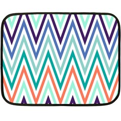 Chevrons Colourful Background Double Sided Fleece Blanket (mini)  by Nexatart