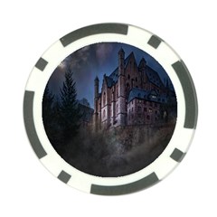 Castle Mystical Mood Moonlight Poker Chip Card Guard by Nexatart