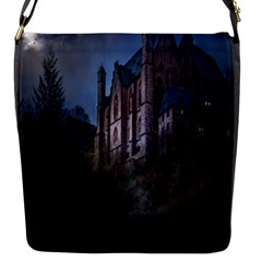 Castle Mystical Mood Moonlight Flap Messenger Bag (s) by Nexatart