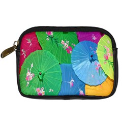 Chinese Umbrellas Screens Colorful Digital Camera Cases by Nexatart