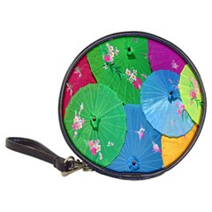 Chinese Umbrellas Screens Colorful Classic 20-cd Wallets by Nexatart