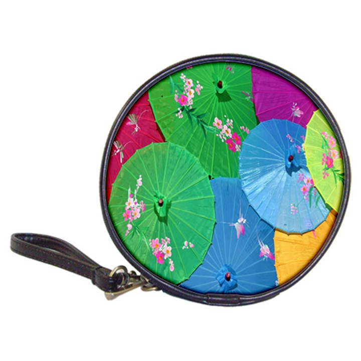 Chinese Umbrellas Screens Colorful Classic 20-CD Wallets