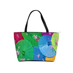 Chinese Umbrellas Screens Colorful Shoulder Handbags by Nexatart