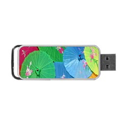 Chinese Umbrellas Screens Colorful Portable Usb Flash (two Sides) by Nexatart