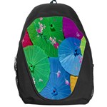 Chinese Umbrellas Screens Colorful Backpack Bag Front