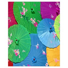 Chinese Umbrellas Screens Colorful Drawstring Bag (small) by Nexatart