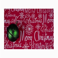 Christmas Decorations Retro Small Glasses Cloth (2-side) by Nexatart