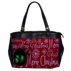 Christmas Decorations Retro Office Handbags by Nexatart