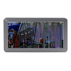 Christmas Boats In Harbor Memory Card Reader (mini) by Nexatart